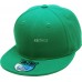 Premium Solid Fitted Cap Baseball Cap Hat  Flat Bill / Brim NEW  eb-29966497
